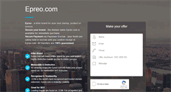 Desktop Screenshot of epreo.com