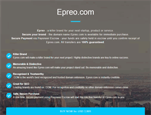 Tablet Screenshot of epreo.com